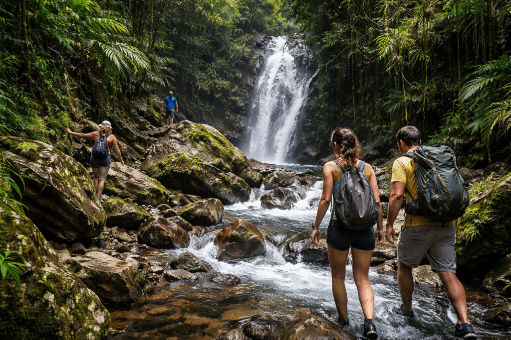 Cómo caminar con seguridad a las cataratas superiores Juan Diego