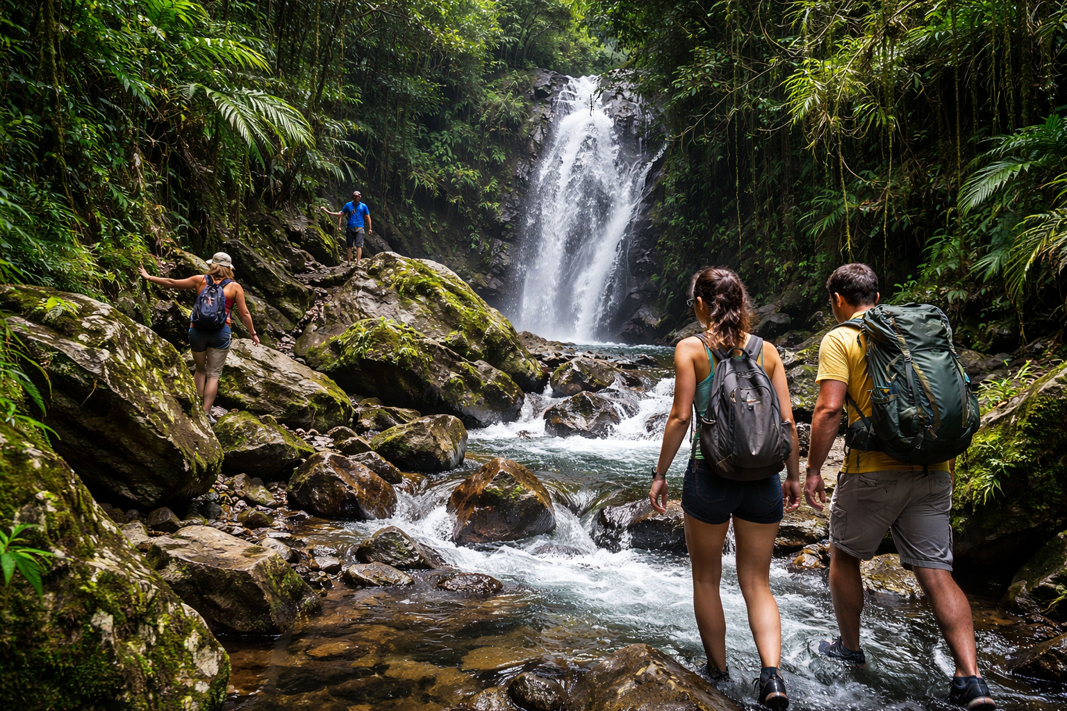 Cómo caminar con seguridad a las cataratas superiores Juan Diego